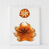 vintage octopus white frame wall art